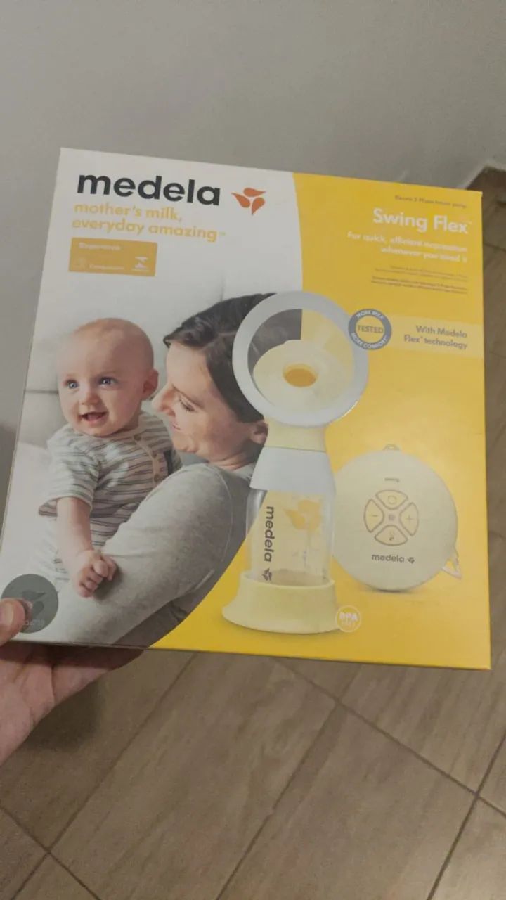 Extrator Bomba De Tirar Leite Elétrico Swing Flex - Medela (Usado)