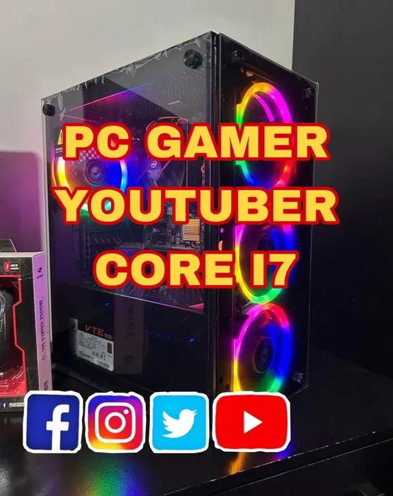 Pc Gamer Core I7 YouTuber Novo na Promoção 