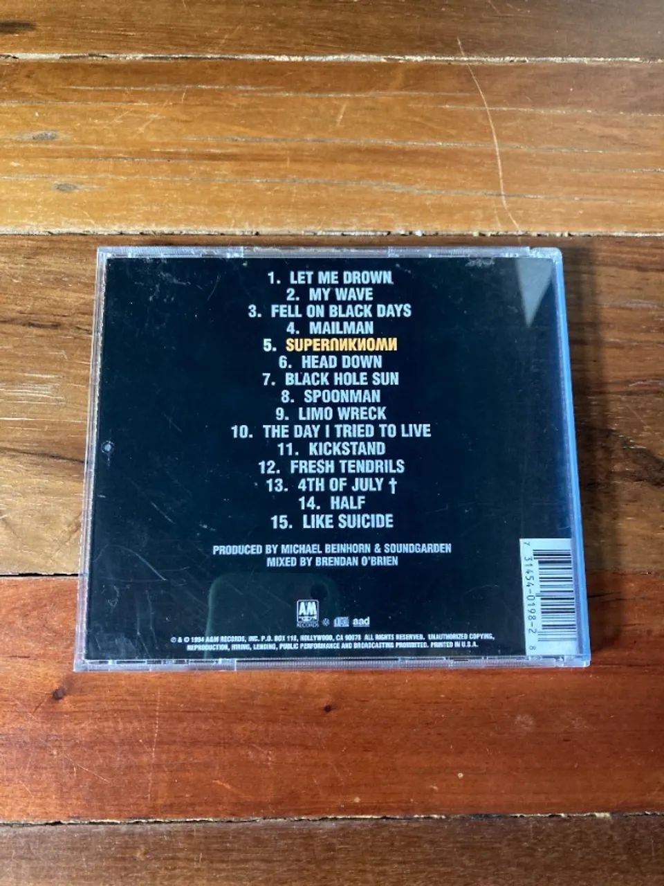 Soundgarden - CD - Superunknown - Importado - Foto 3