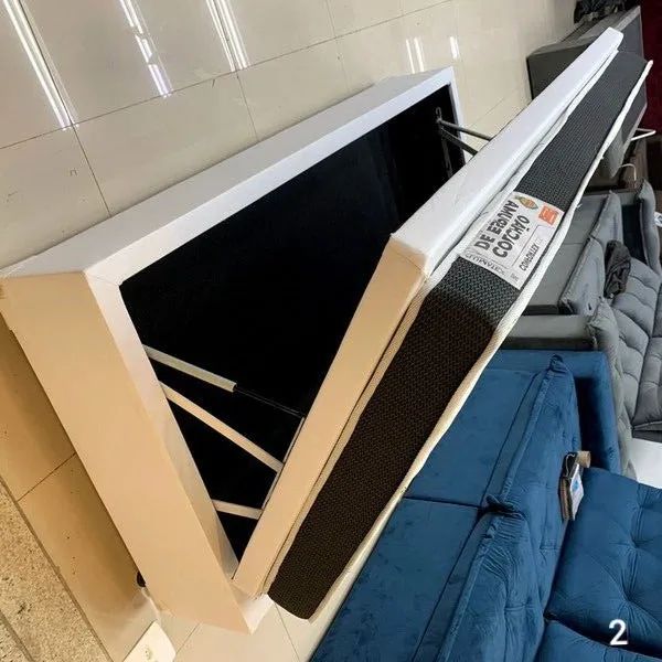 CAMA BAU SOLTEIRO COM PISTÃO Á GÁS  1 ANO DE GARANTIA  - Foto 3