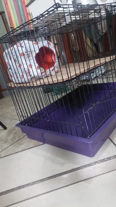 gaiola roedor 2 andares - Foto 2