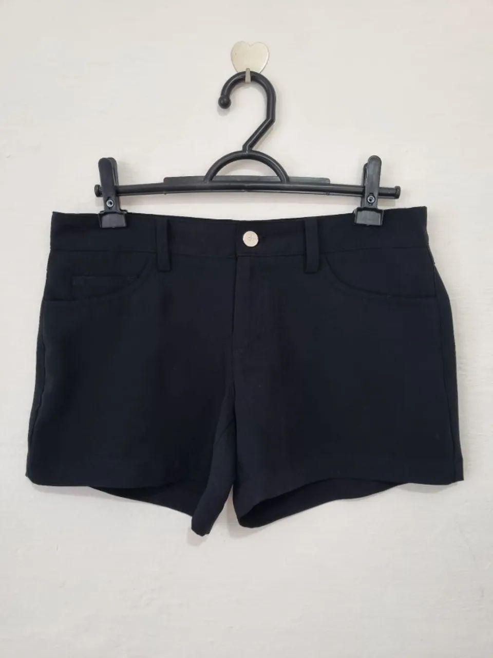 Short preto curto Calvin Klein - Foto 2
