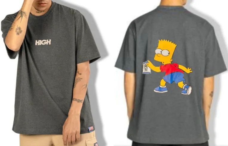 Camisa High estampa do Bart M