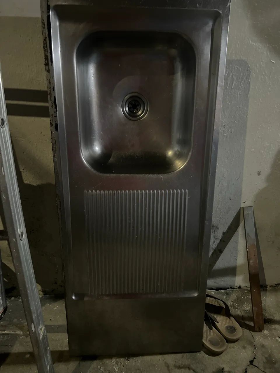 Pia inox de alumínio 