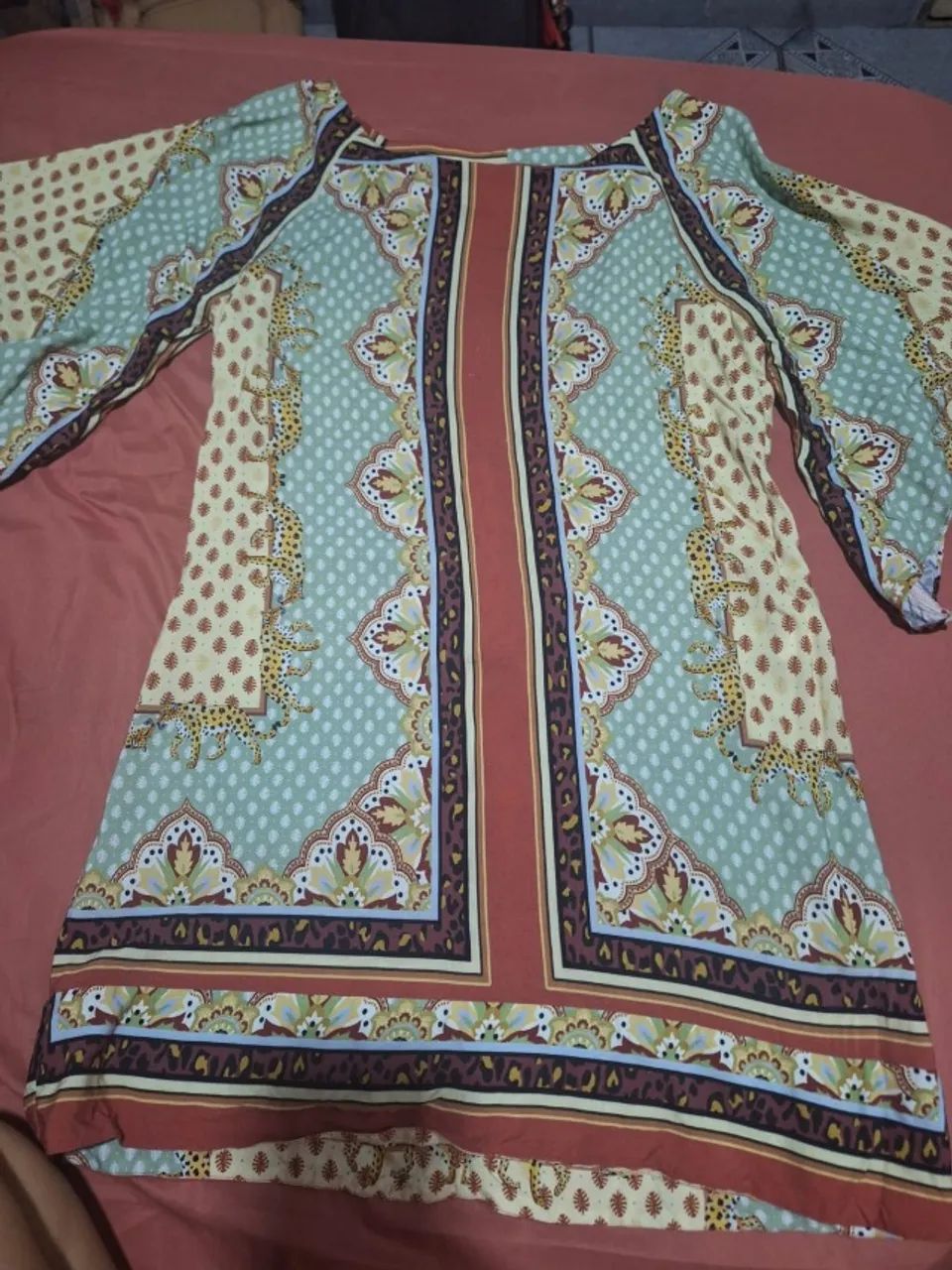 vestido curto farm tile p - Foto 2