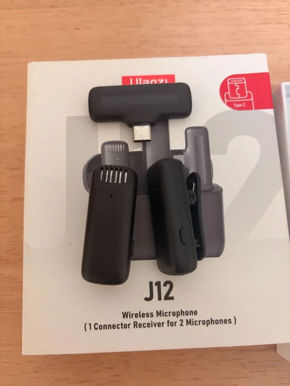 Microfone Sem Fio Ulanzi J12 P/ Android Tipo C - 2 Mics403953418063073284