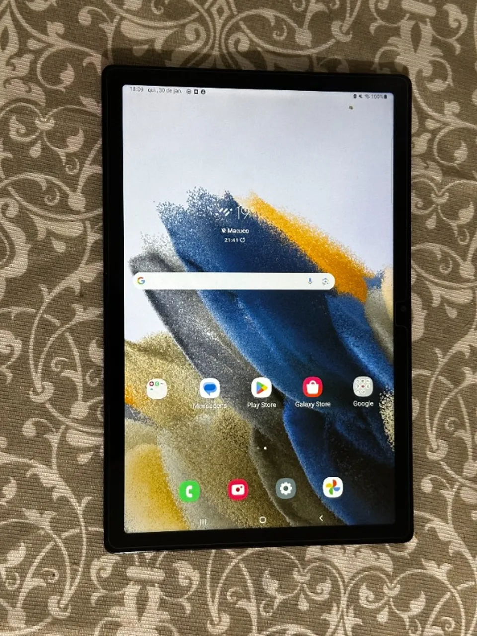 TABLET SAMSUNG A8 - QUASE NOVO!