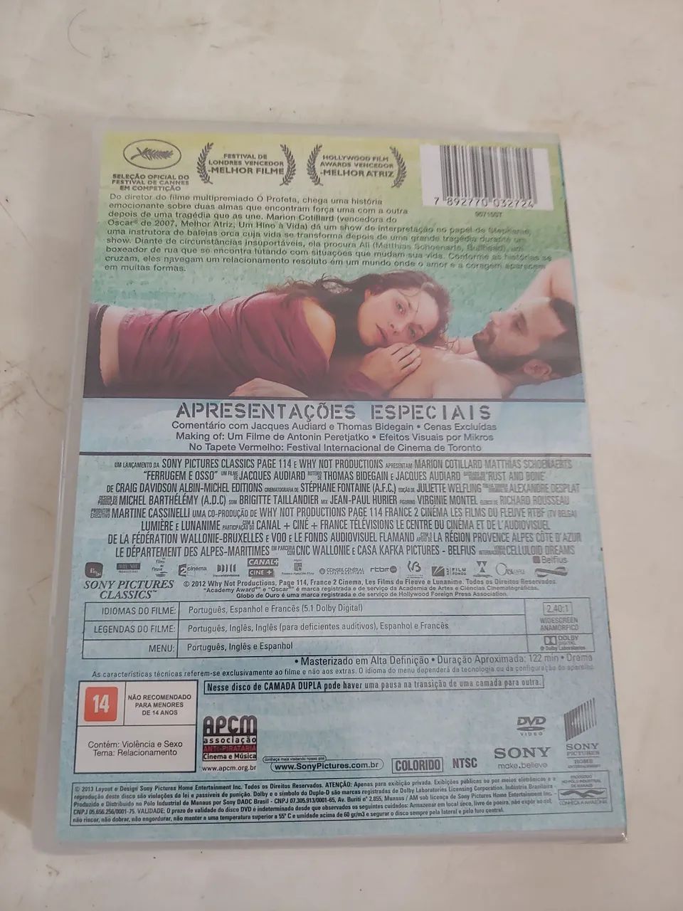 Dvd Ferrugem e Osso - Foto 2