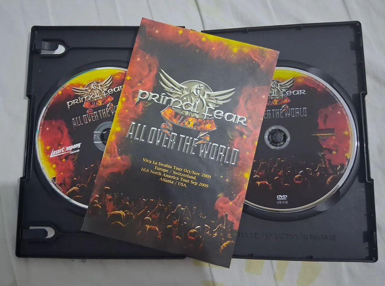 DVD Primal Fear - All Over The World Duplo - Foto 2