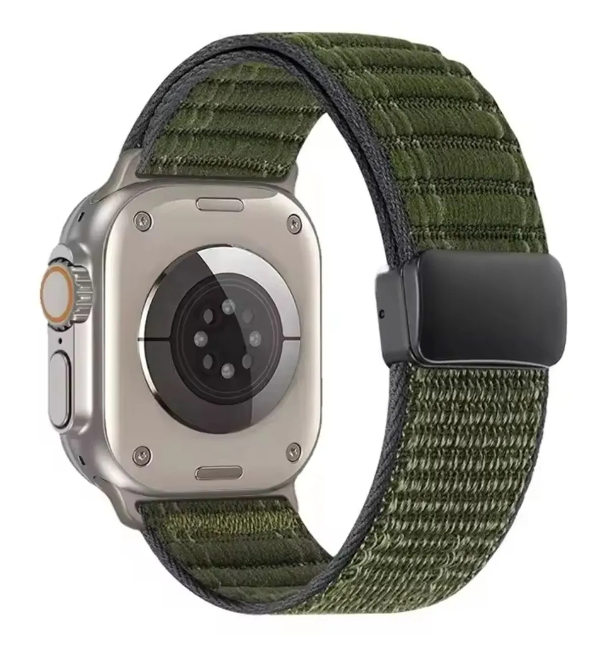 Pulseira pra AppleWatch em Nylon encaixe magnético 42 a 49mm