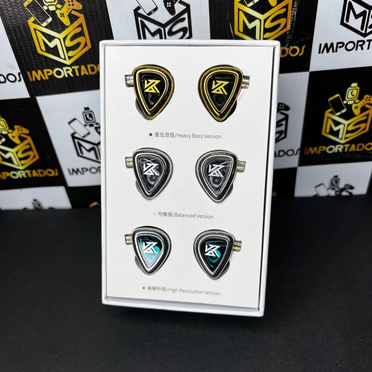 Fones de ouvido KZ EDA- 3x1 Diversas versões