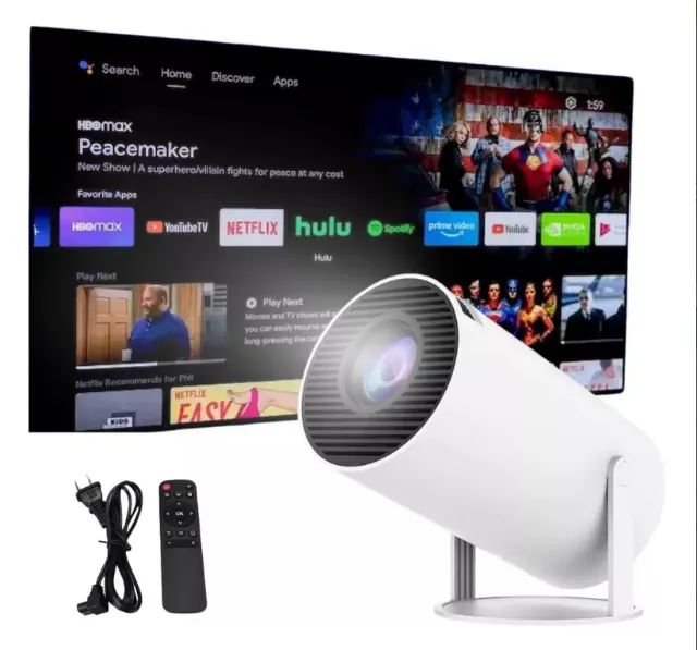 mini projector branco de 110/220V - Foto 3