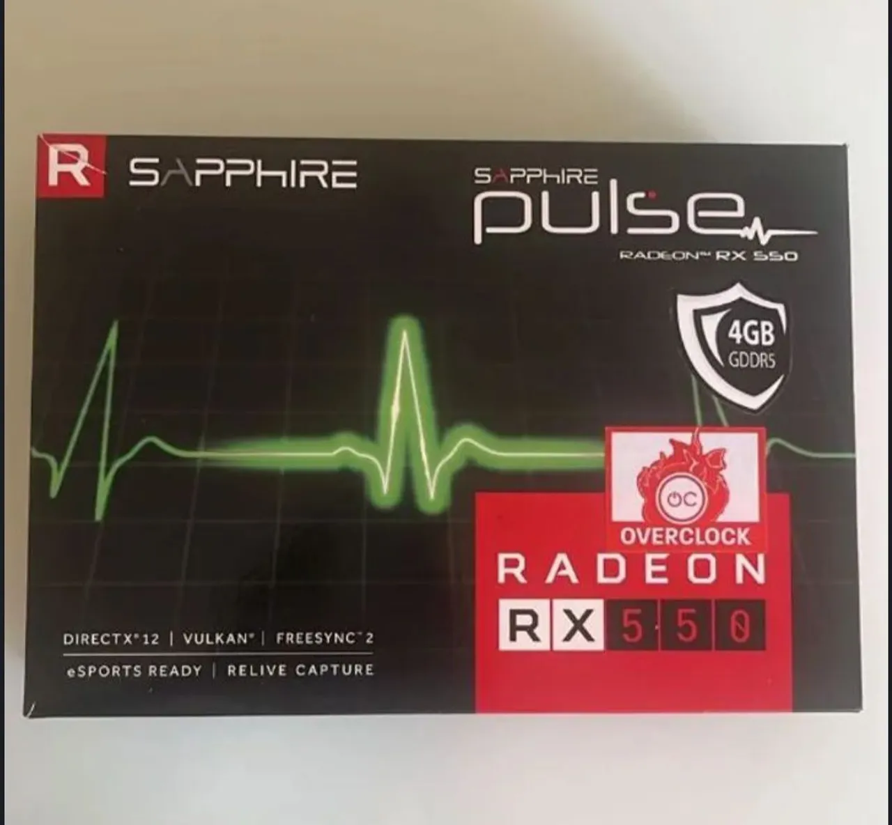 Placa de Vídeo Sapphire Pulse Radeon RX 550 4GB