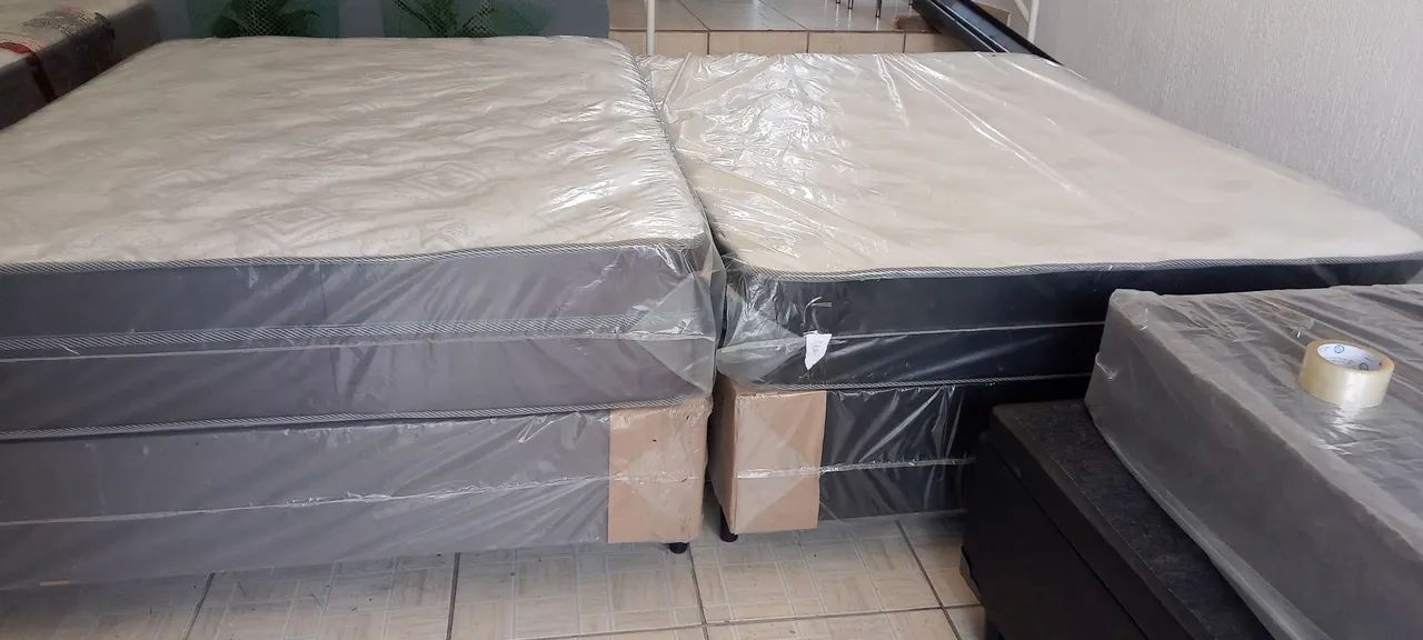Conjunto de cama Box peça novas 188 x 138 casal  - Foto 4