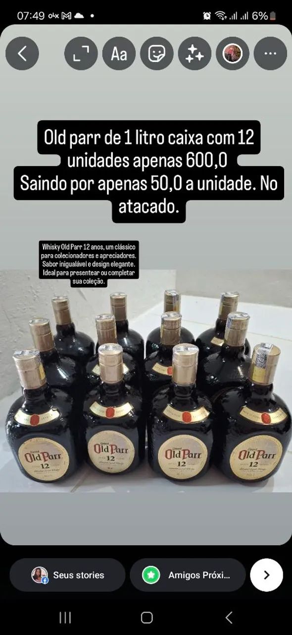 Whisky Old Parr 12 Anos - Atacado