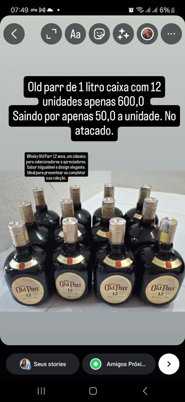 Whisky Old Parr 12 Anos - Atacado