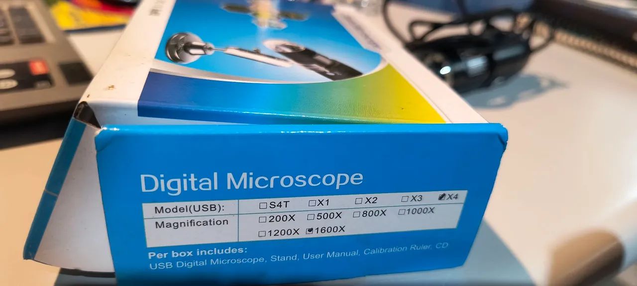 Microscópio Digital USB Zoom 1600x Profissional Técnico Pc