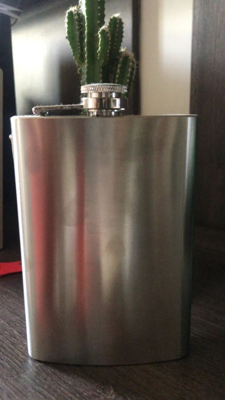 Cantil Porta Bebida DE  Bolso 230 e 500 ml Inox - Foto 6