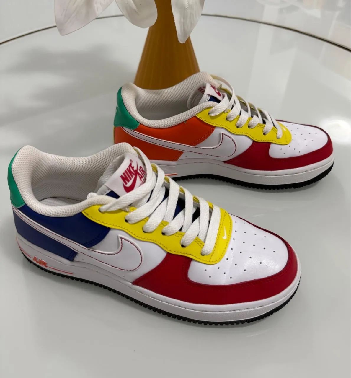 Tênis Nike Air Force Colorido Estilo Único, Veio dos