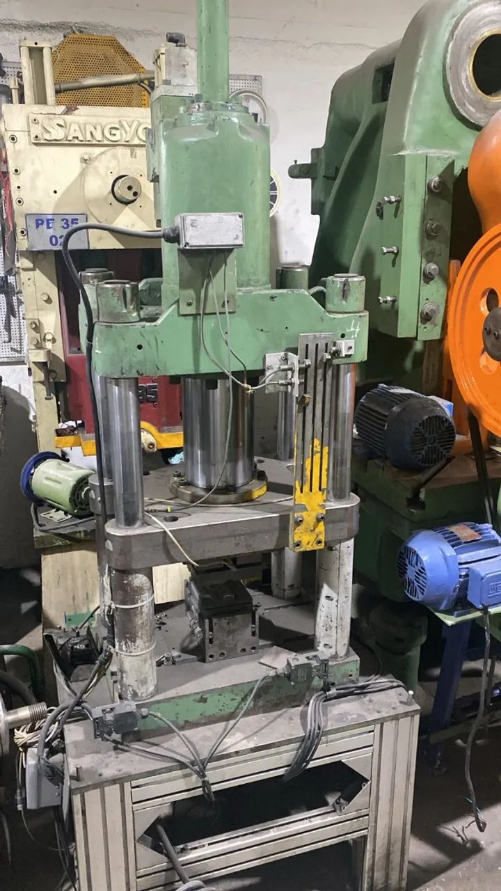 Prensa Hidráulica Tipo H de 4 Colunas 40 ton