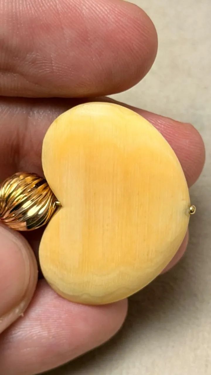 Brincos em Ouro 14k e Marfim - Foto 6