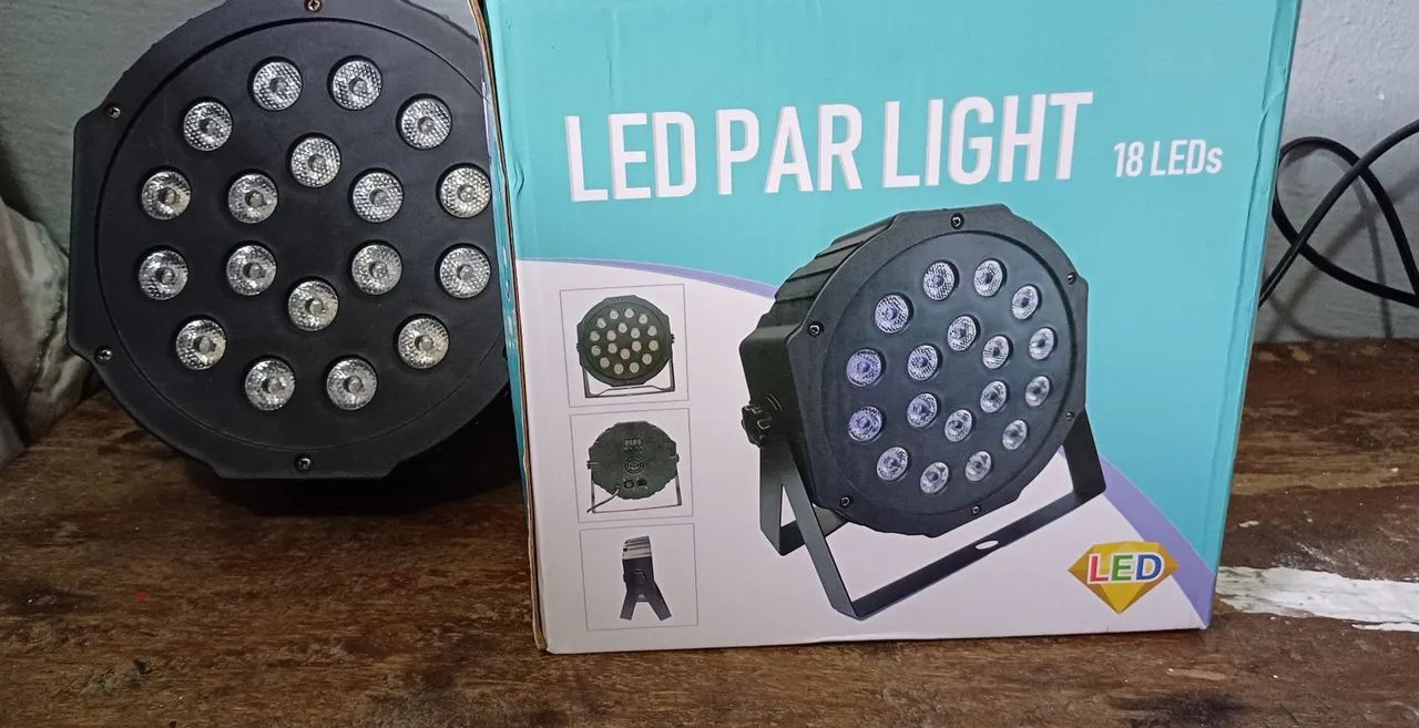 Iluminação LED PAR 18 LEDs