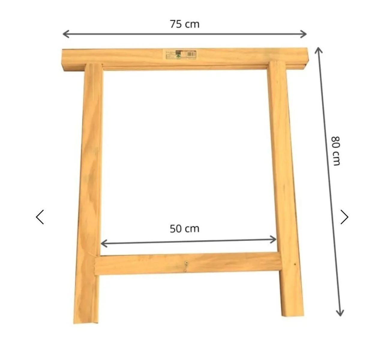 JOGO DE CAVALETES DE PINUS64960523442947120