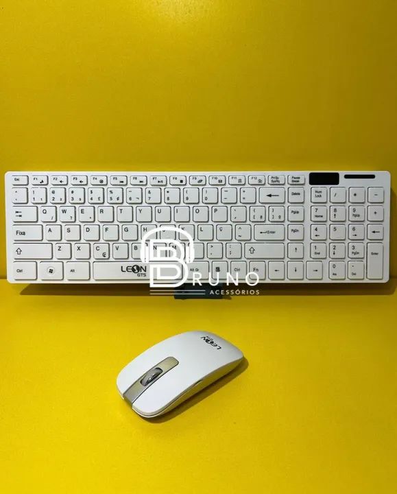 Kit Teclado e Mouse Sem Fio Leon - Foto 4