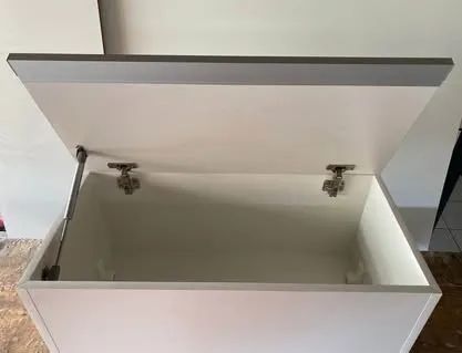 Armário lavanderia basculante de mdf branco  - Foto 3