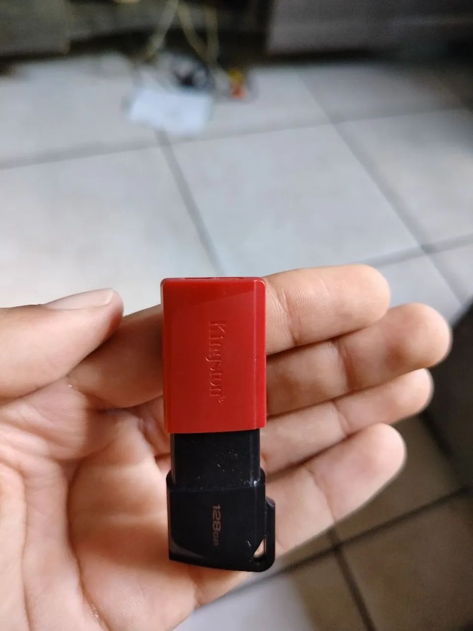 Pendrive 128gb Kingston Vermelho  - Foto 2