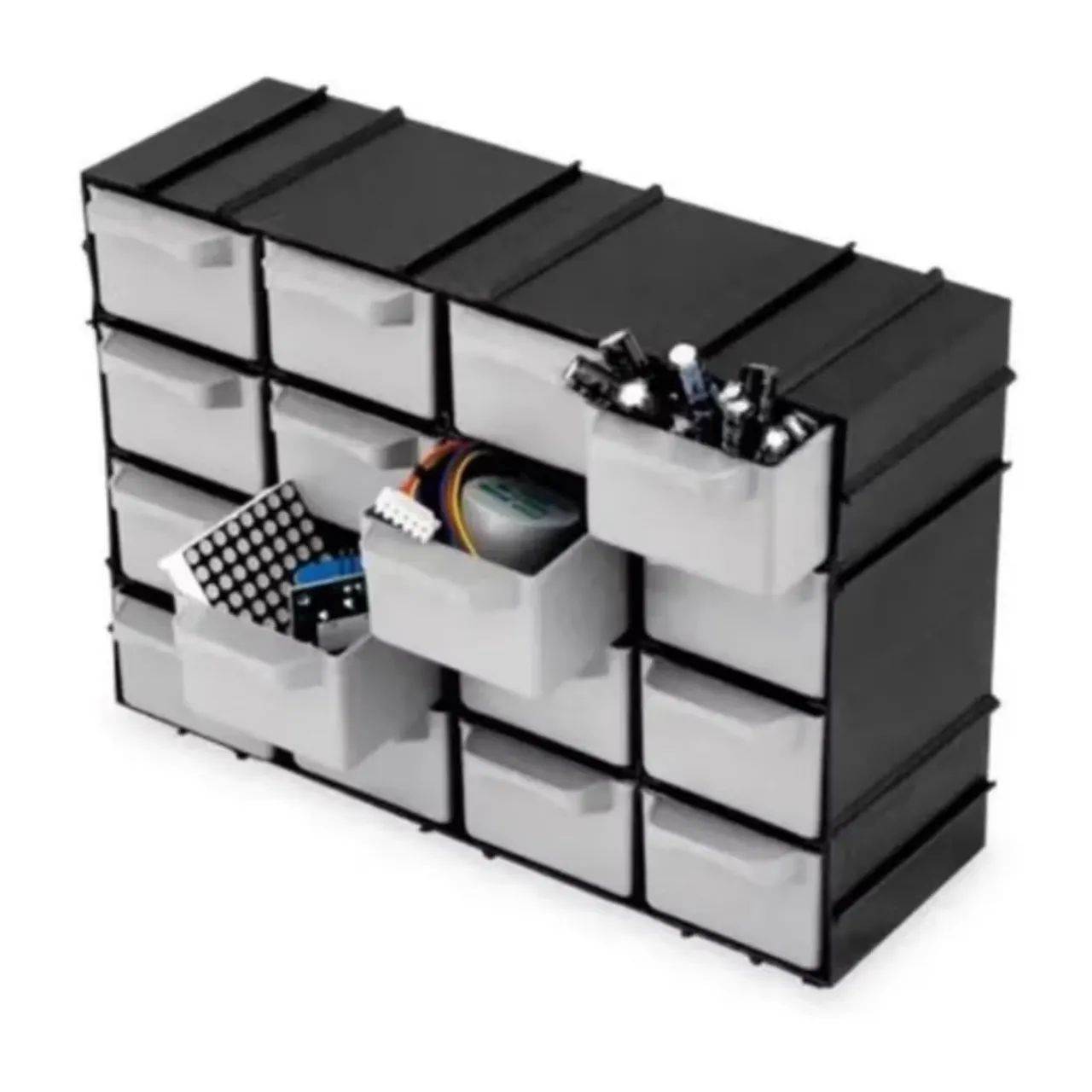 Gaveteiro Plástico Organizador 6 Caixas - Foto 2