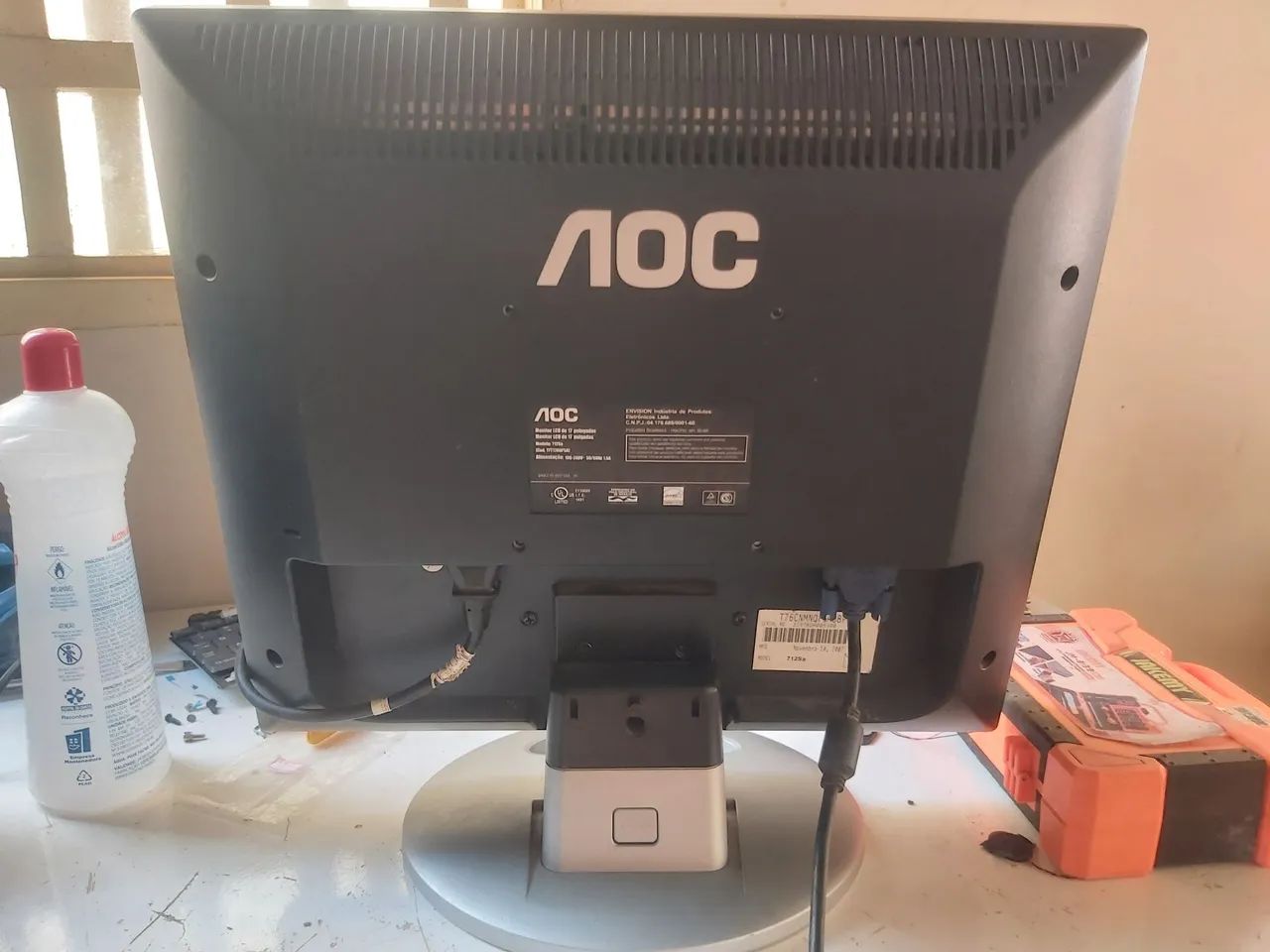 Monitor AOC LCD 17 polegadas - Foto 2