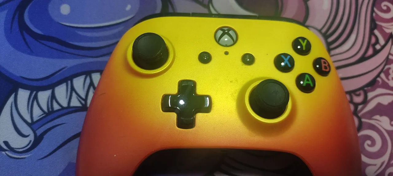 Controle Xbox com design Sunset