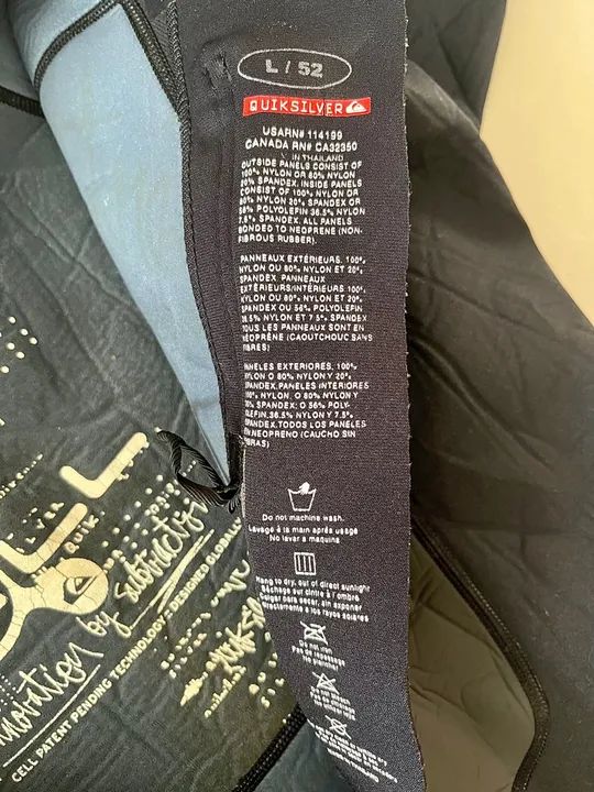 Neoprene Quiksilver Cell 2/2mm L/52 - Foto 4