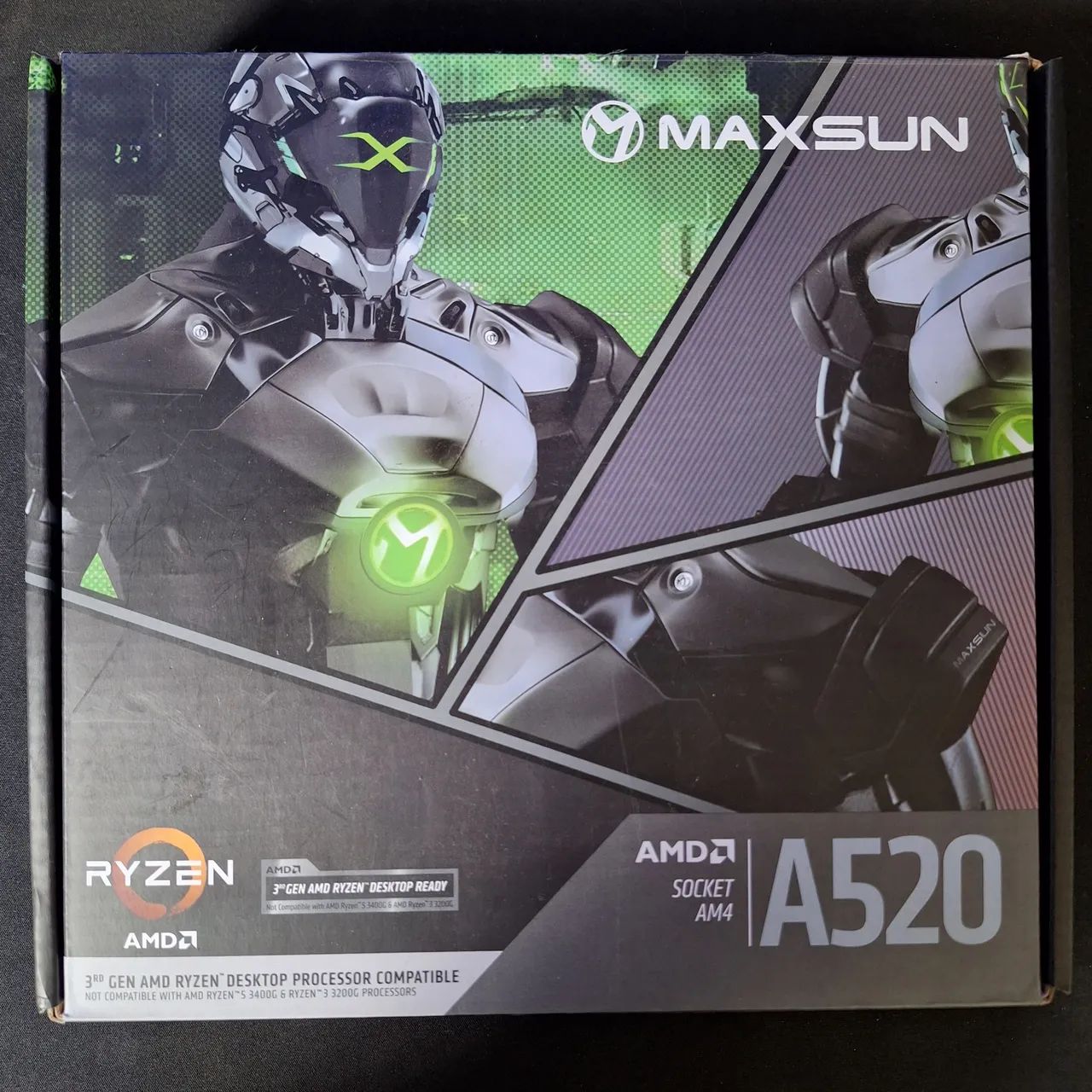 Placa Mãe MAXSUN A520M AM4 (Ryzen) NOVA NA CAIXA! Zero Uso! LEIA! - Foto 2