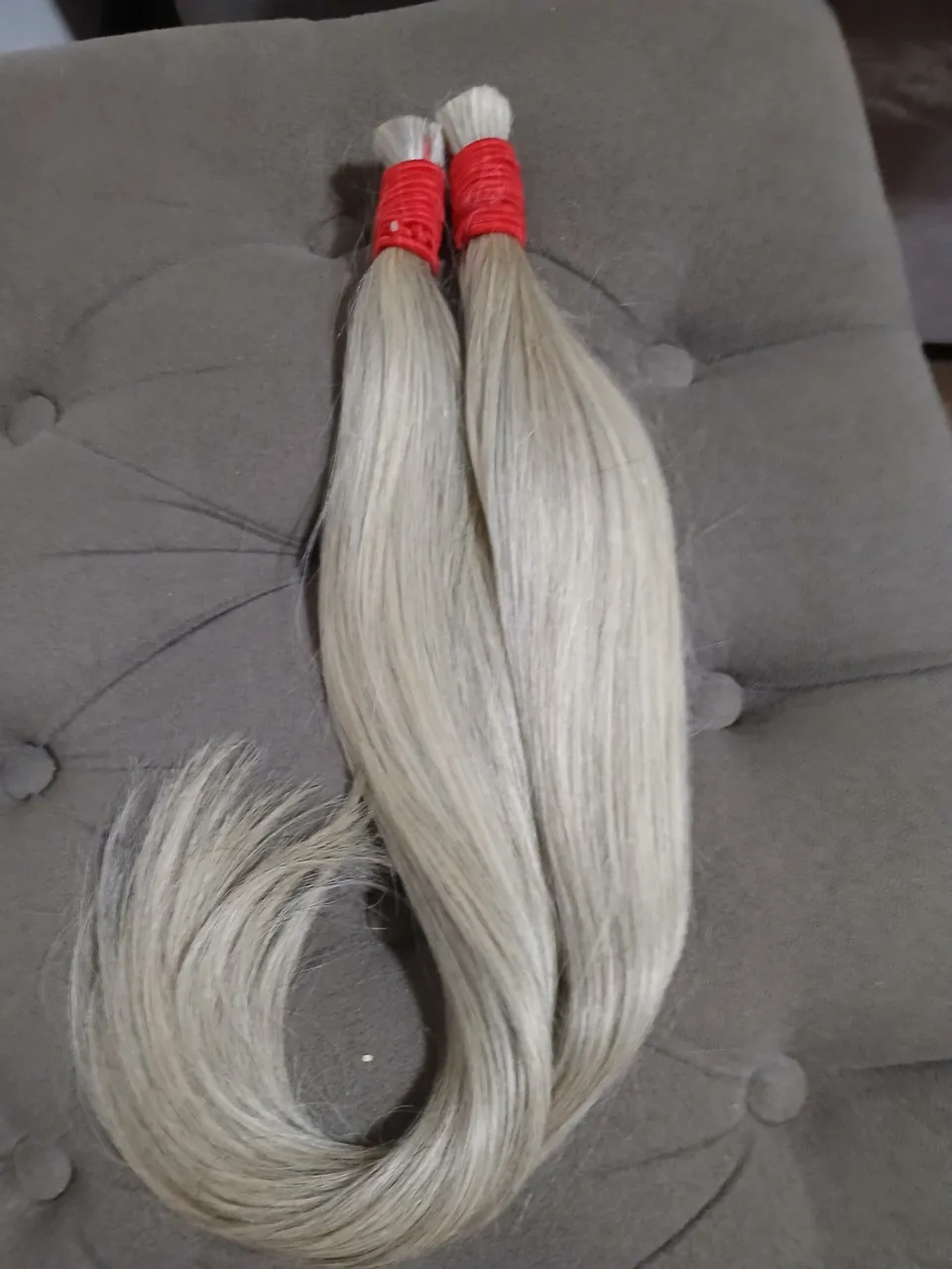 Cabelo Humano Loiro Claro - Aplique/Mega Hair
