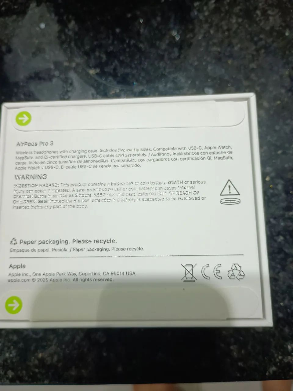 Airpods Pro 3 Lacrado Original NF 26/11/25