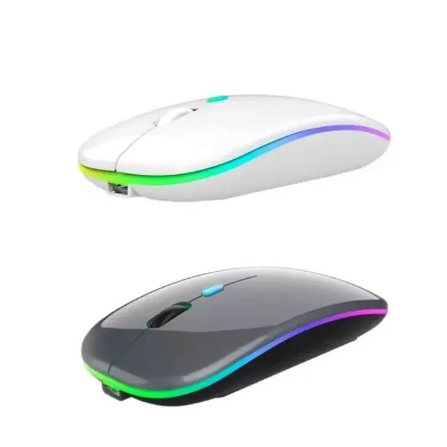 Mouse Sem Fio Bluetooth Recarregável Wi-Fi A'Gold MS-03A Loja Coimbra Computadores Entrega - Foto 3