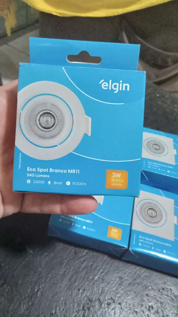 Spot Led Elgin 6 unidades luz branca morna - Foto 2