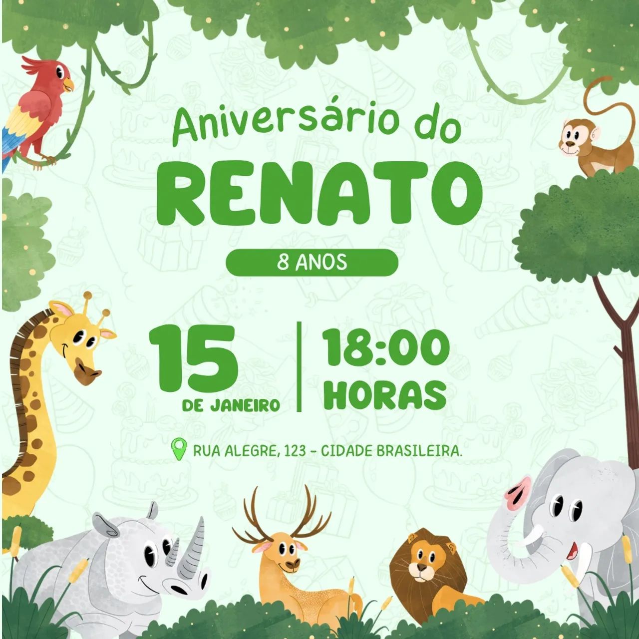Crio convites de aniversário digitais - Foto 2