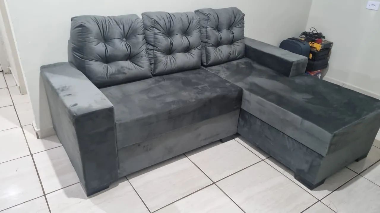 Sofá L 3 lugares - PROMOÇÃO hoje novo garantia 