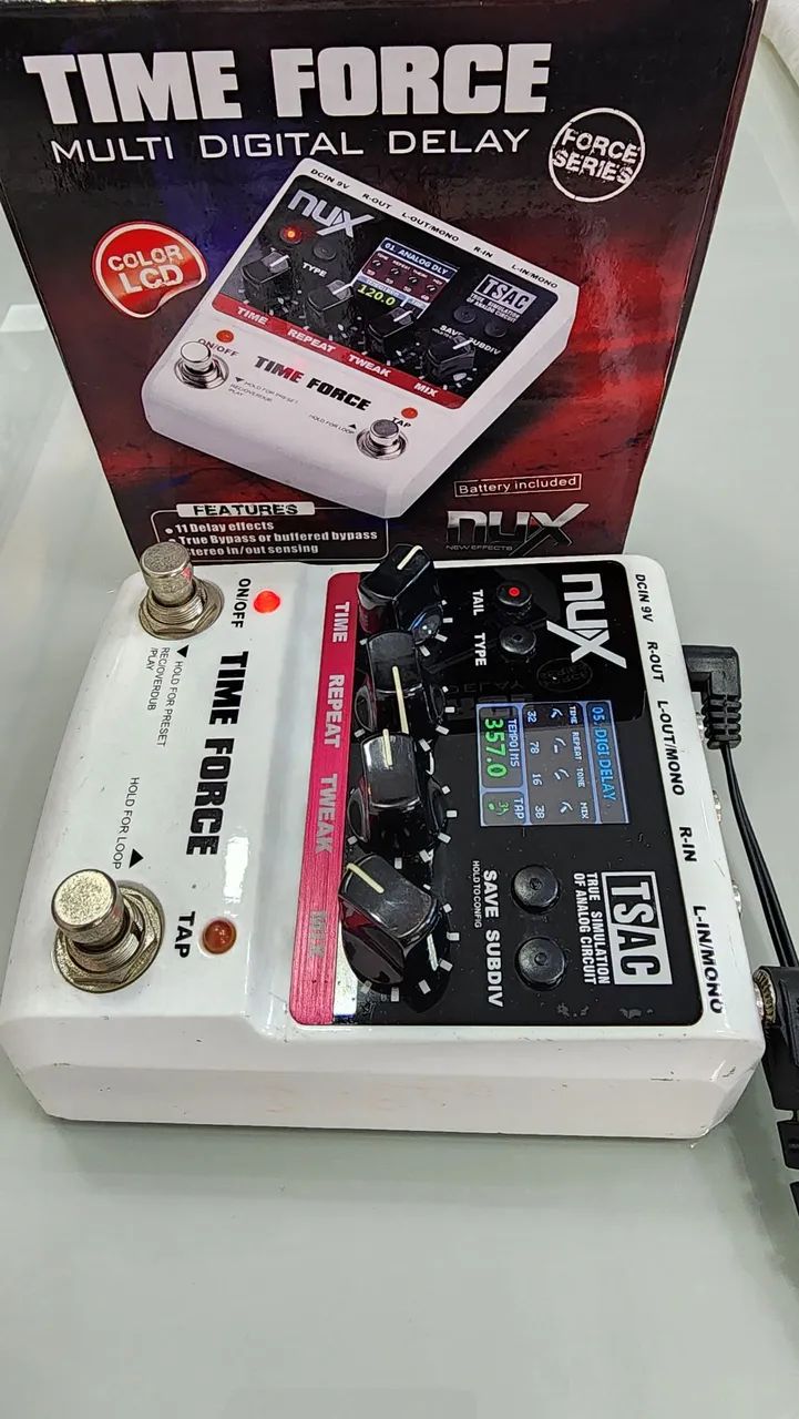 Pedal de Deley Nux Time Force  - Foto 2