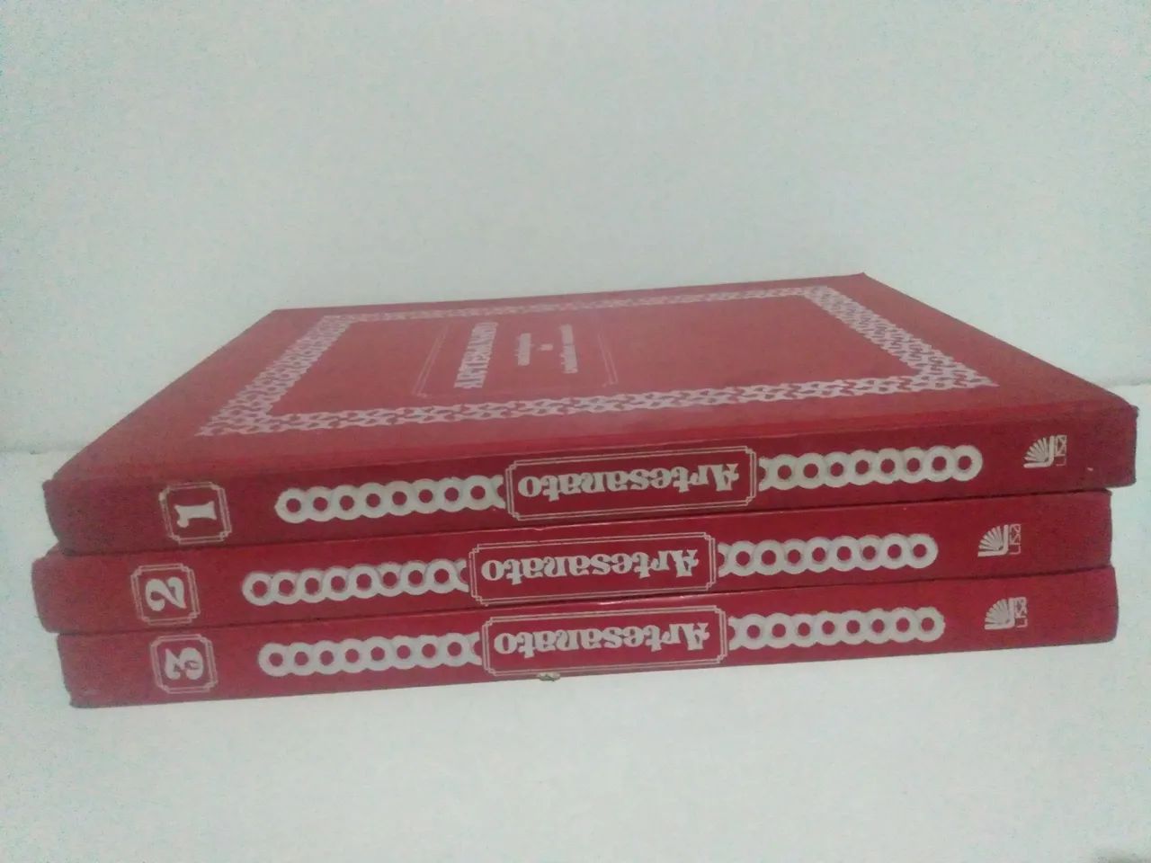 Livros - Enciclopédia de Trabalhos Manuais Artesanato Vol 1 2 e 3  - Foto 4