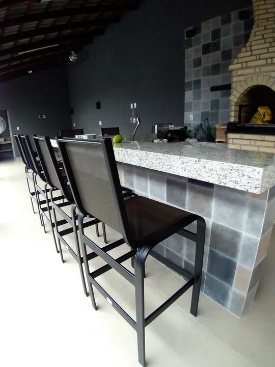 Banquetas em alumínio tela sling  - Foto 4