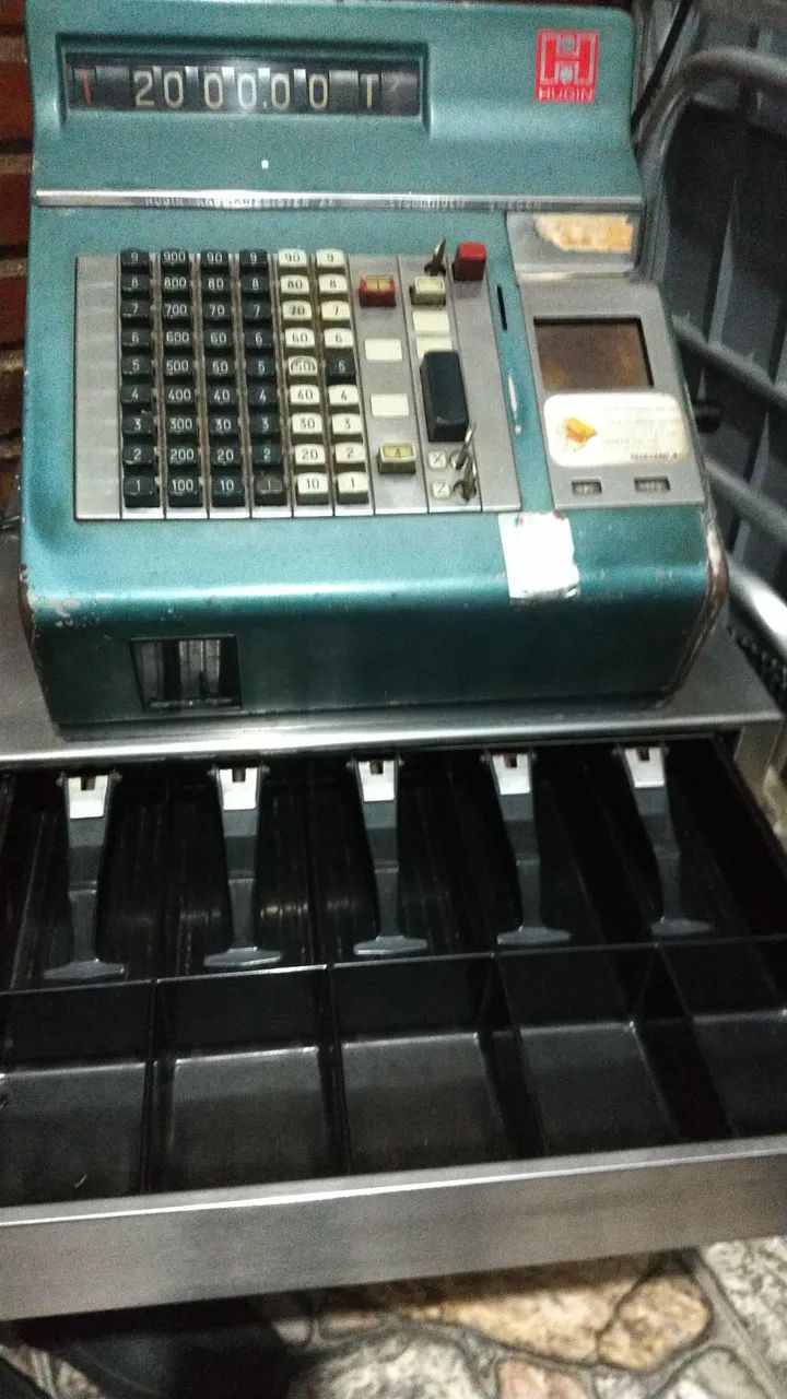 Caixa registradora antiga