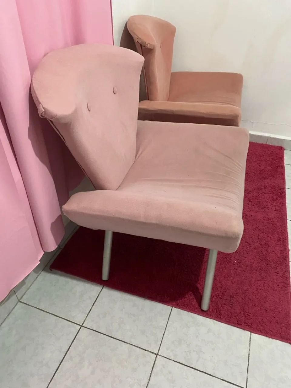 Par de Poltronas Rosa - Foto 2