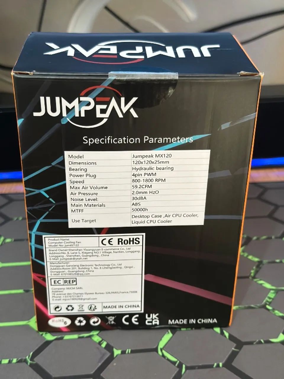 KIT 3 Fans ARGB Jumpeak 120mm - Foto 4