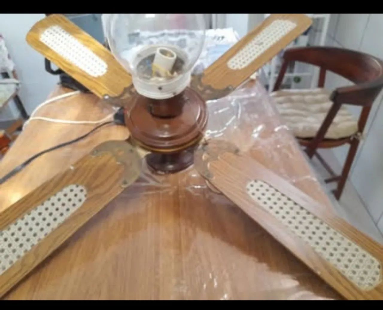 Ventilador de Teto Clássico - Design Vintage - Foto 2