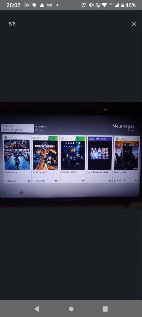 XBOX 360 COMPLETO COM KINECT - Foto 4