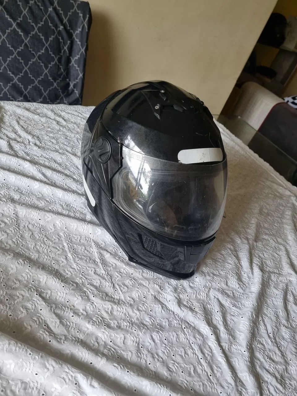 Capacete Pro Tork Stealth Solid Fosco Vis. Fumê - Tamanho 58 - Usado - Foto 2
